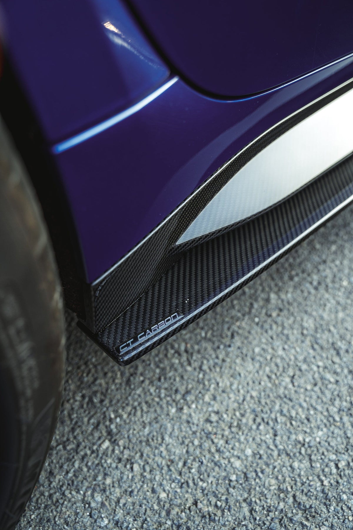BMW M4 G82 G83 carbon fibre side skirt replacement and extension by CT Design, showcasing sleek, lightweight automotive side skirts.
