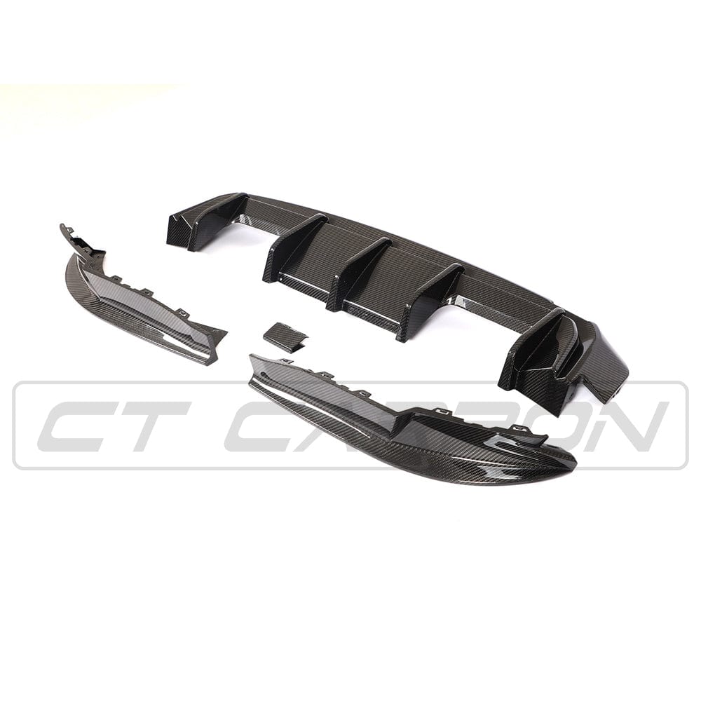 BMW M4 G83 carbon fibre kit by CT Design, featuring lightweight, high-performance carbon fibre components for a sleek, sporty look.