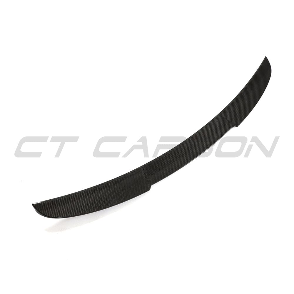 BMW M4 G82 G22 Carbon Fiber Spoiler by CT Carbon, showcasing sleek aerodynamic design for enhanced sporty look.
