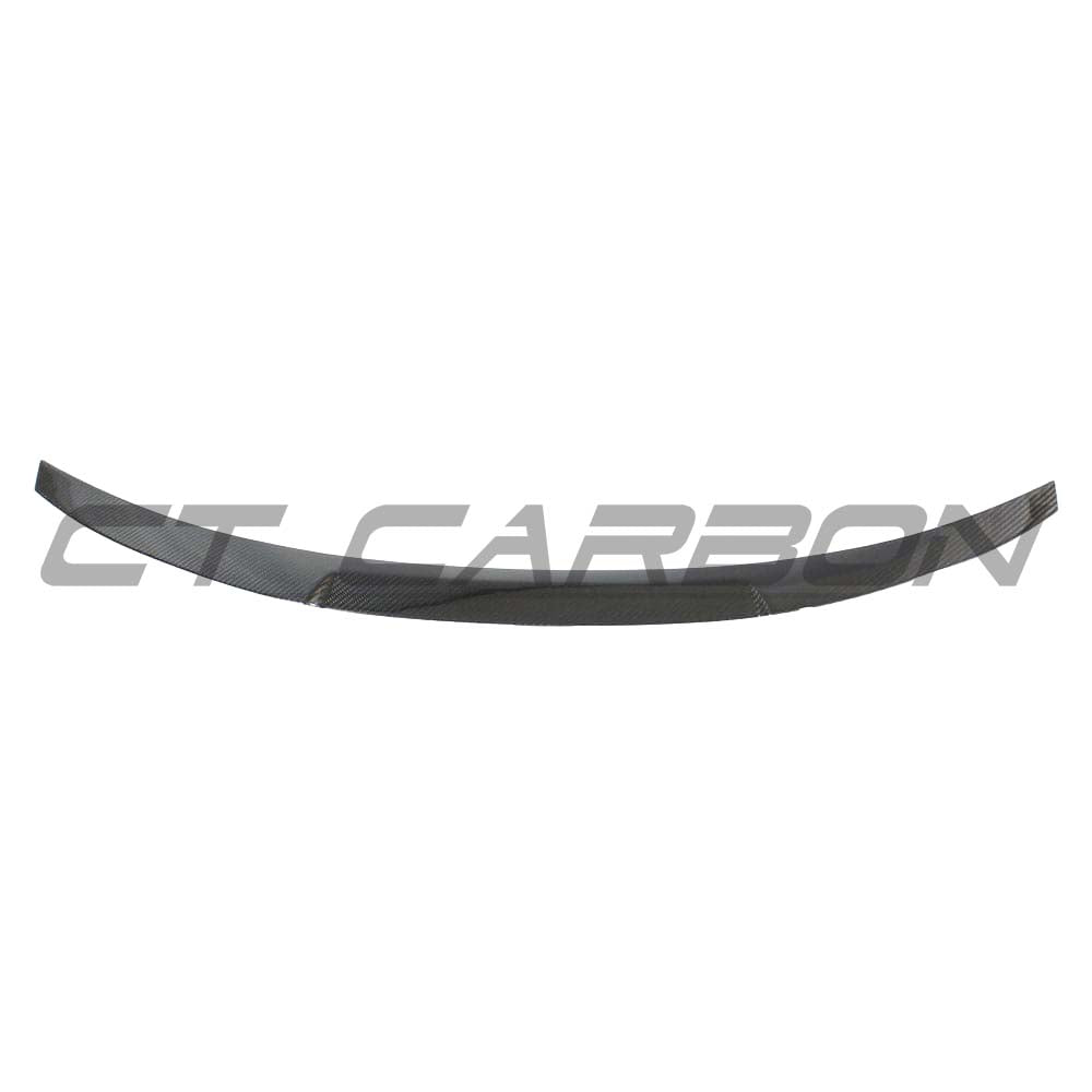 BMW M4 G82 G22 Carbon Fibre Spoiler by CT Carbon, V3 style, shown on the sporty rear of the vehicle.