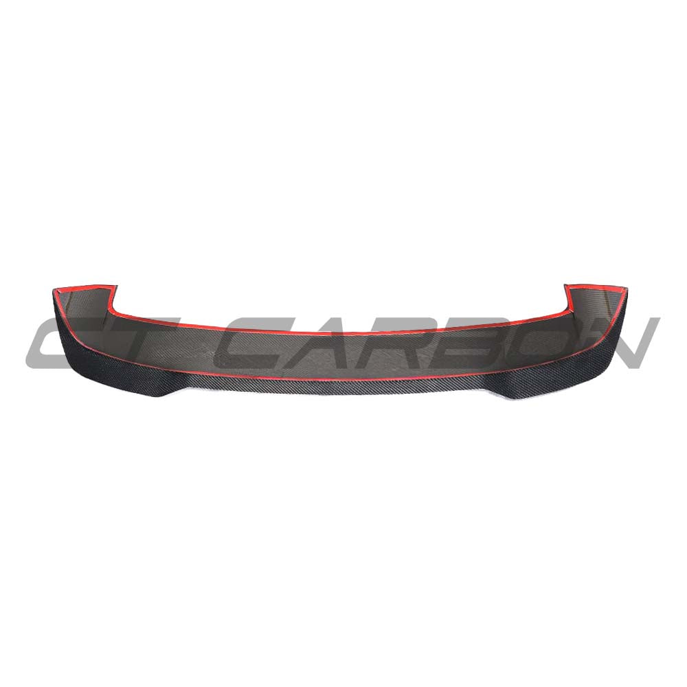 BMW X3 G01 carbon fibre spoiler by CT Carbon, showing the sleek, aerodynamic design on the vehicle's rear.