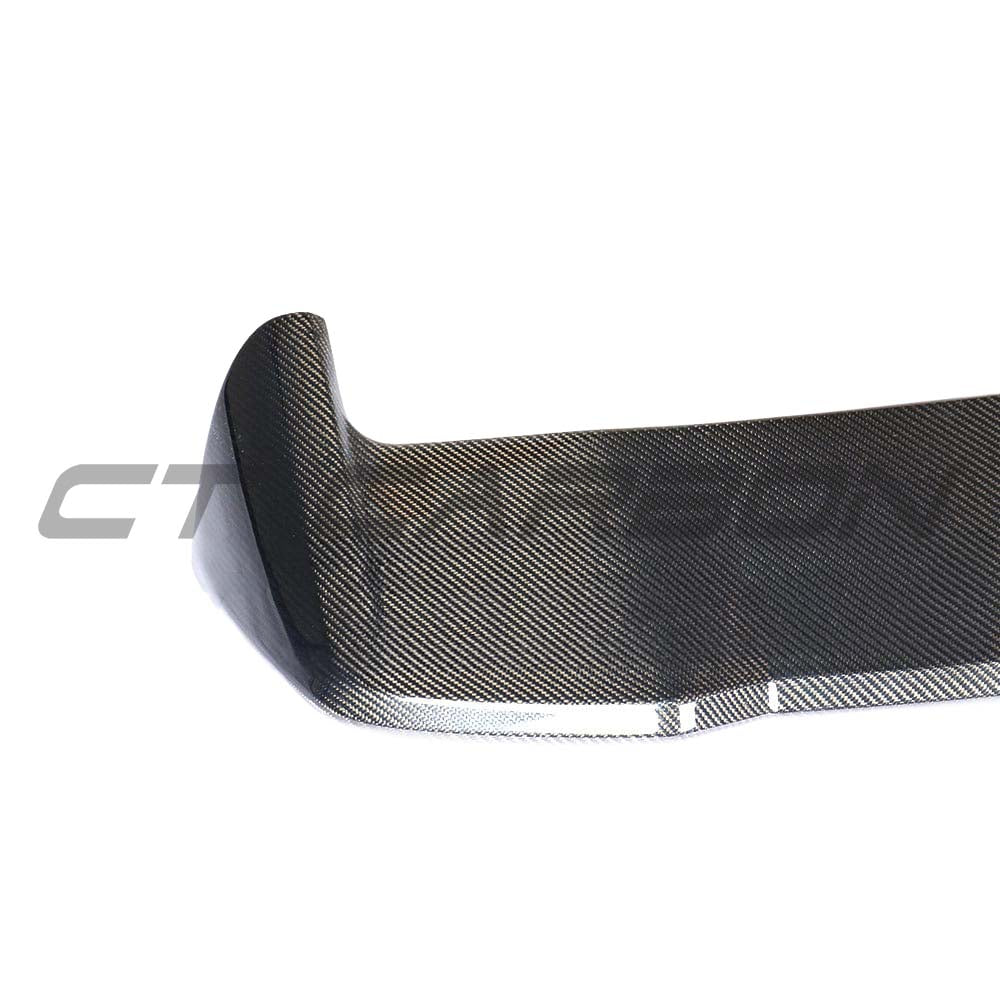 BMW X3 G01 carbon fibre spoiler by CT Carbon, showing sleek black aerodynamic spoiler on the vehicle's rear.