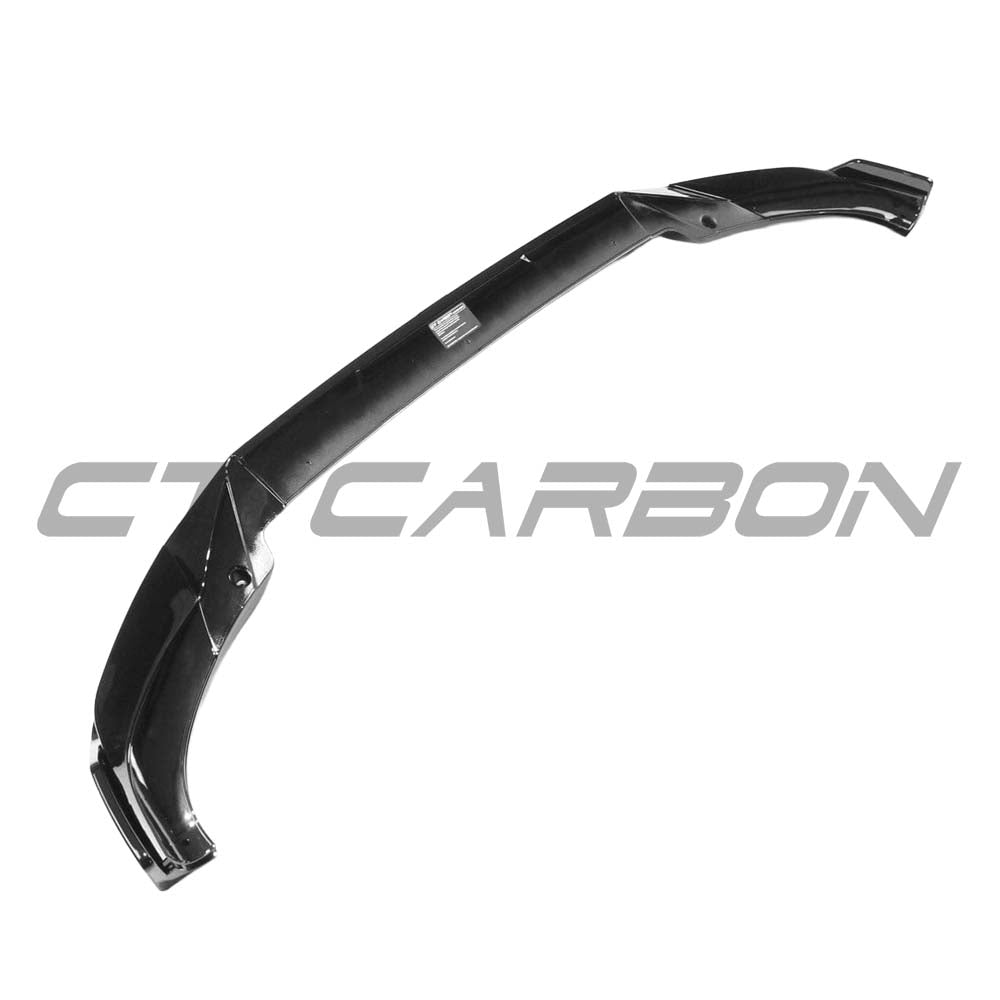 BMW X3 G01 and IX3 G08 LCI 2022-2024 CT Carbon gloss black splitter, front bumper accessory, sleek aerodynamic design