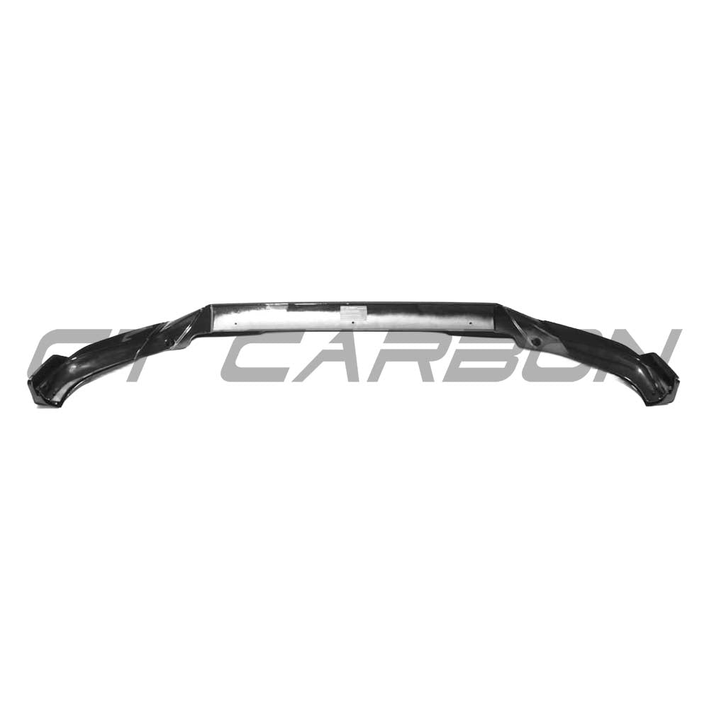 BMW X3 G01 and iX3 G08 LCI 2022-2024 CT Carbon gloss black splitter, front car accessory with sleek aerodynamic design.