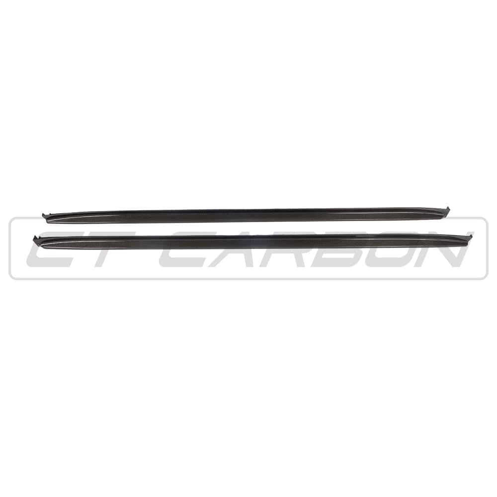 BMW X3M/X4M F97/F98 carbon fibre side skirts in 3D style, designed for models 2018-2021, by CT Carbon.