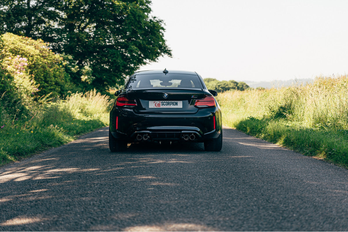 Scorpion BMW F87 M2 GPF-back system with electronic valves - Nineteen72 Performance