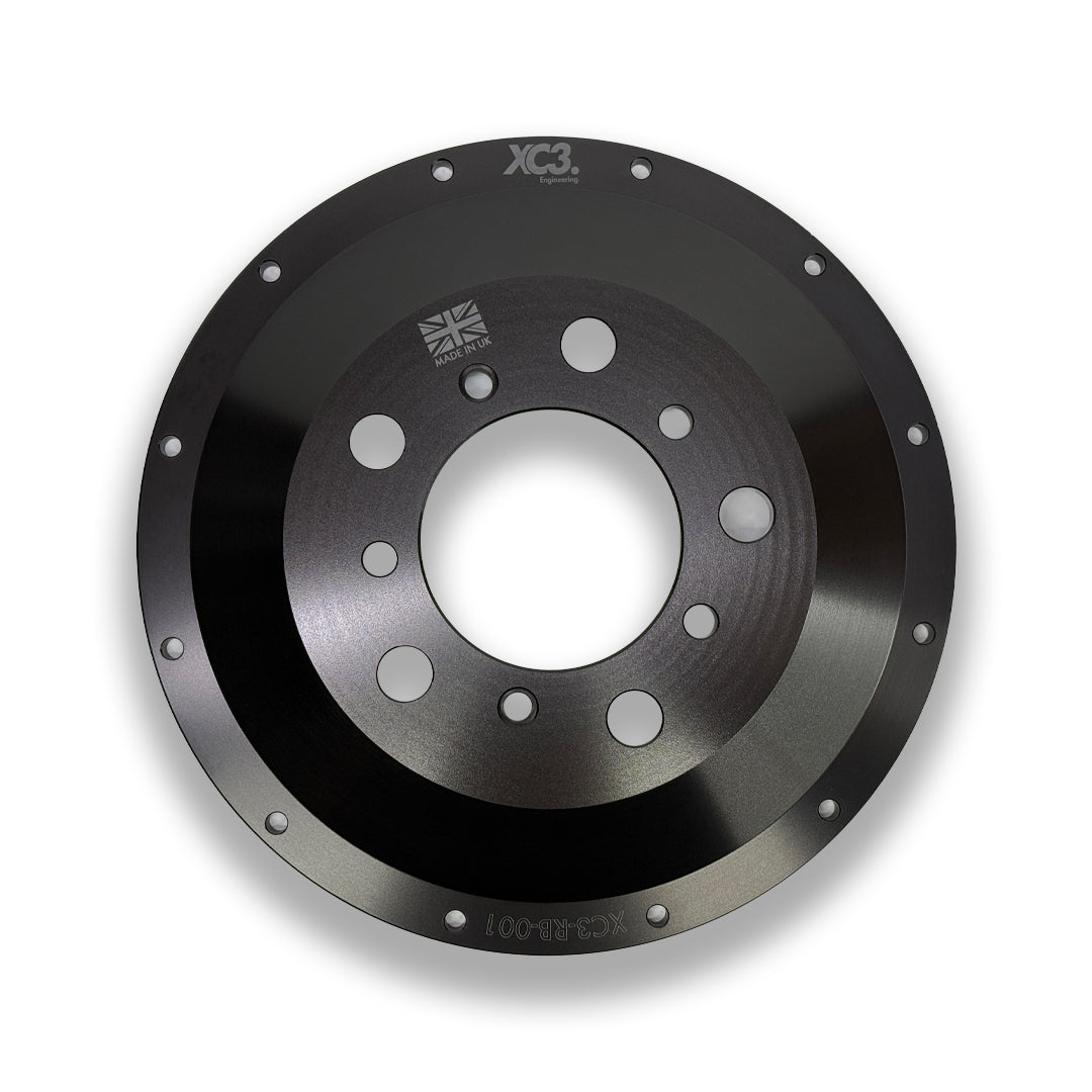 BMW M2 F87, M3 F80, M4 F82 BTCC custom rotor bell for AP Racing CP9660 calipers, 368mm diameter, XC3 Engineering brakes