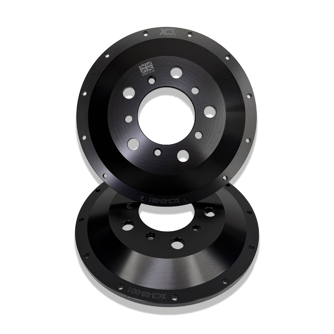 XC3 Engineering BMW F8X aluminium brake rotor bells for 368x36mm CP9660 conversion
