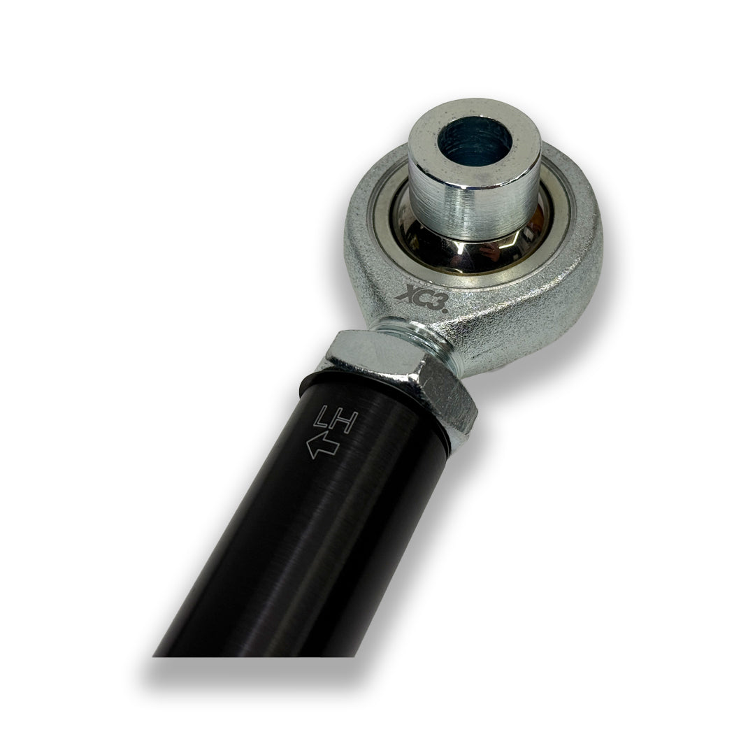 BMW M2 F87, M3 F80, M4 F82 adjustable rear toe arms from XC3 Engineering for F8X platform suspension and alignment.