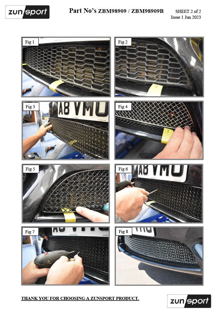 BMW Z4 E89 Sdrive20i M Sport - Front Grille Set - Nineteen72 Performance