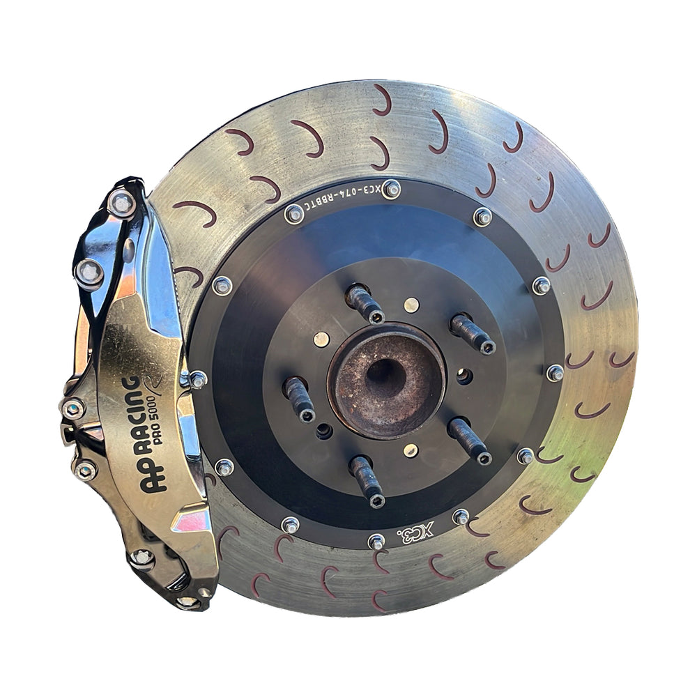 BMW M2, M3, M4 F80, F82, F87 BTCC big brake kit with AP Racing CP9660 nickel-plated calipers, complete XC3 Engineering set