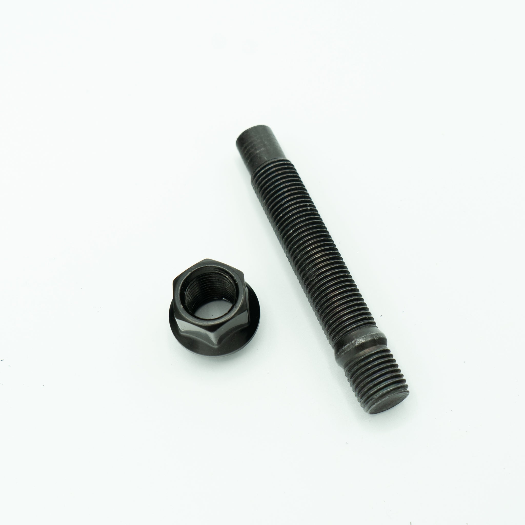 Bimecc M14 x 1.5 stud and nut conversion kit for VW, Audi, Skoda vehicles, showing the stud and nut components.