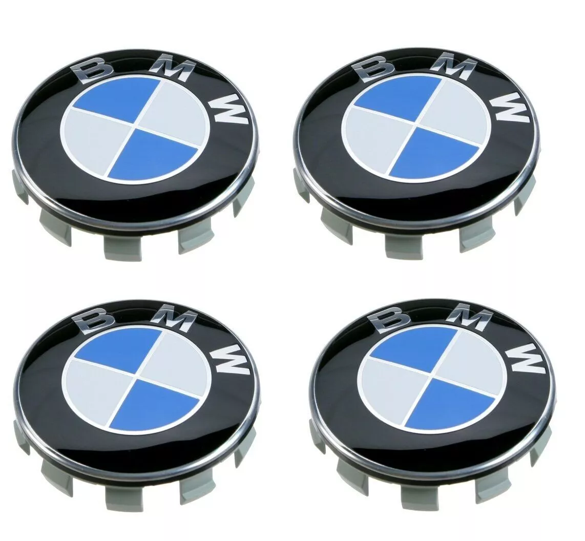 Genuine BMW Alloy Wheel Centre Caps x 4 - 68MM 36136783536 - Nineteen72 Performance
