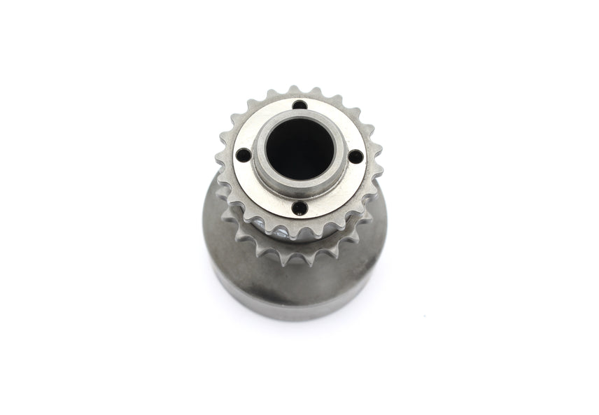 MMX Performance BMW S55 N55 crank hub upgrade with 4 pinned single piece design for engine performance and durability.