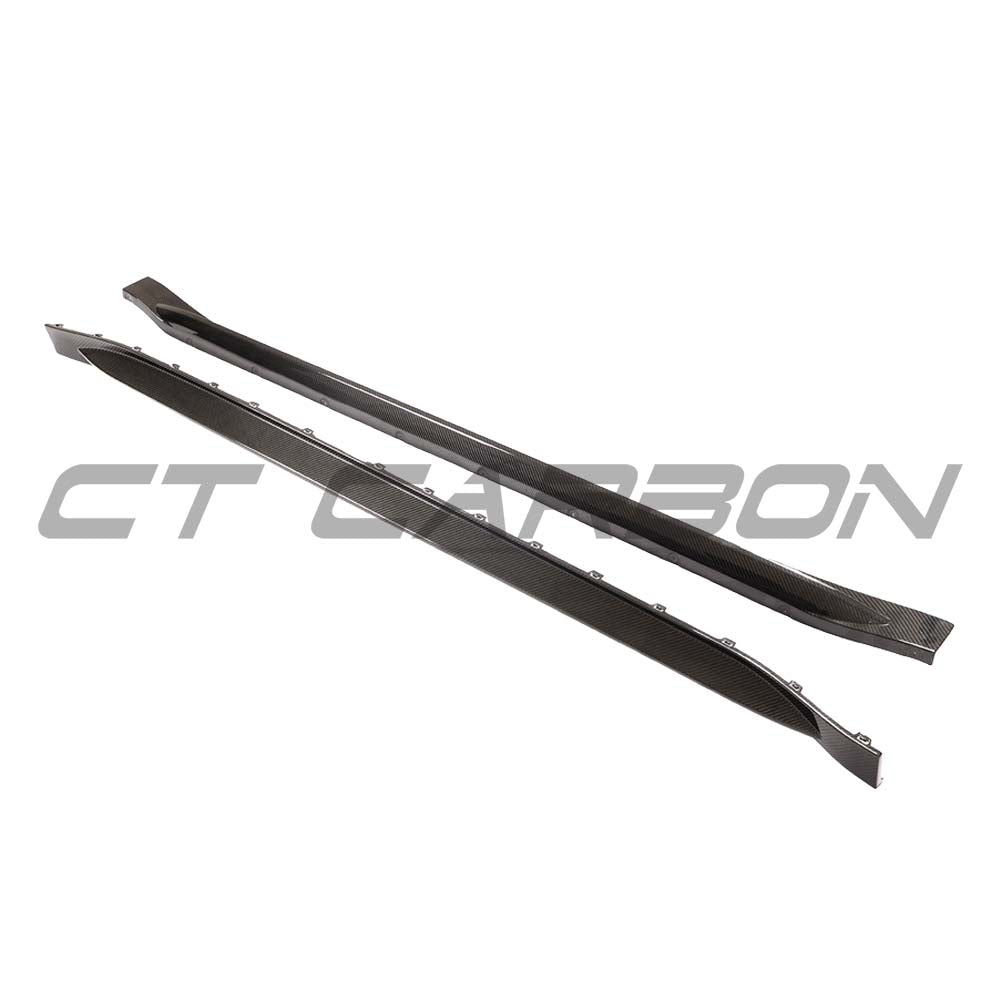 BMW G80 M3 full carbon fibre kit by CT Carbon, V8 model, featuring lightweight carbon exterior components on the car.