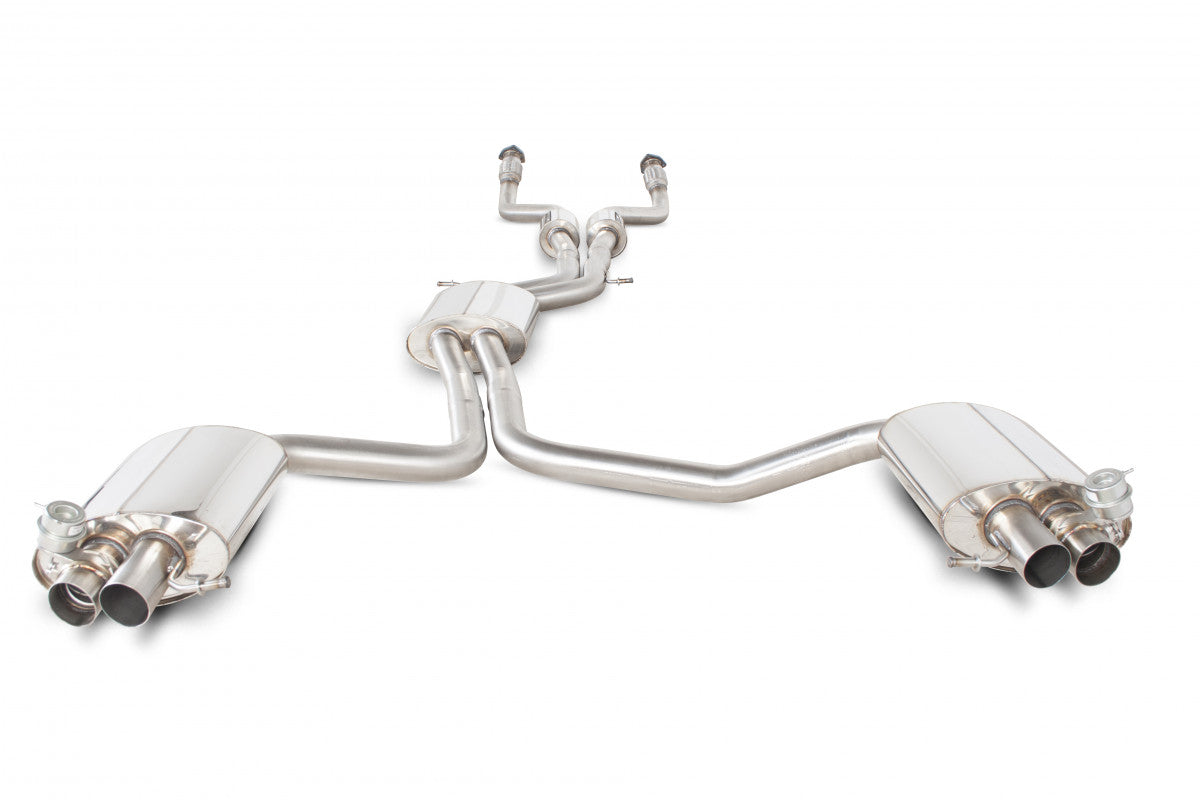 Scorpion Audi RS5 4.2 V8 Coupe 2010 - 2015 - Resonated Cat-back System Inc Active Exhaust Valve - Nineteen72 Performance