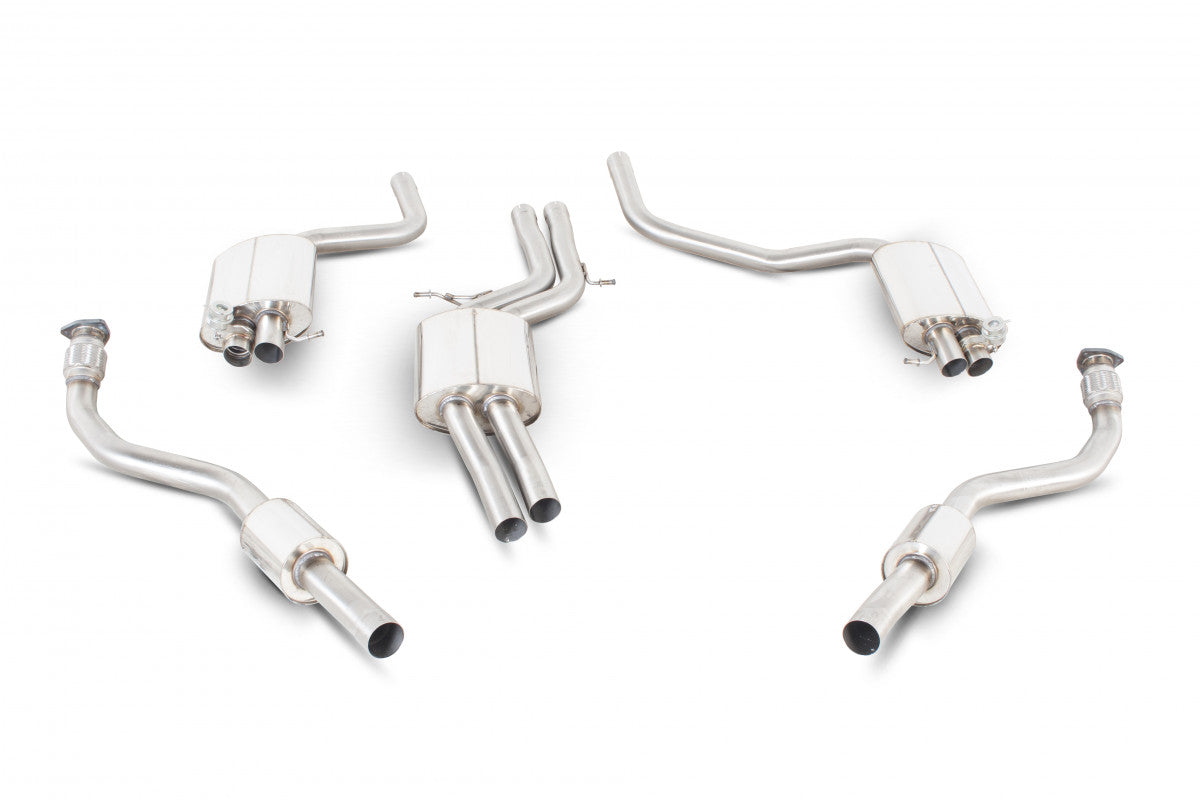 Scorpion Audi RS5 4.2 V8 Coupe 2010 - 2015 - Resonated Cat-back System Inc Active Exhaust Valve - Nineteen72 Performance