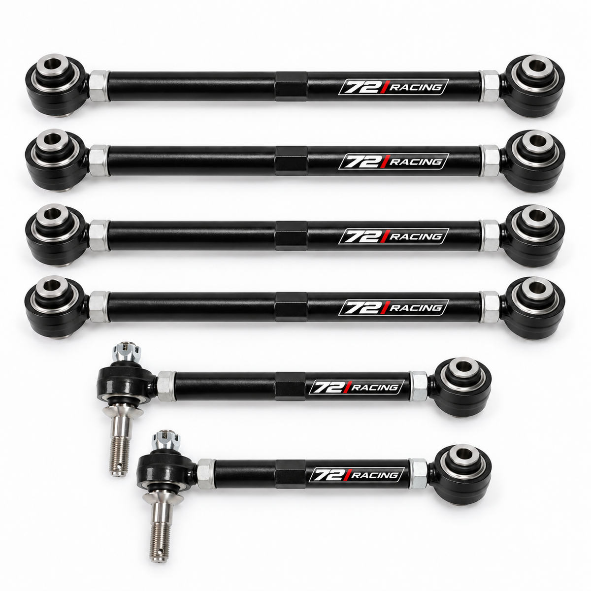 72 Racing Complete 6-Arm Adjustable Rear Control Arm Kit - BMW F87 M2, F80 M3 & F82/F83 M4
