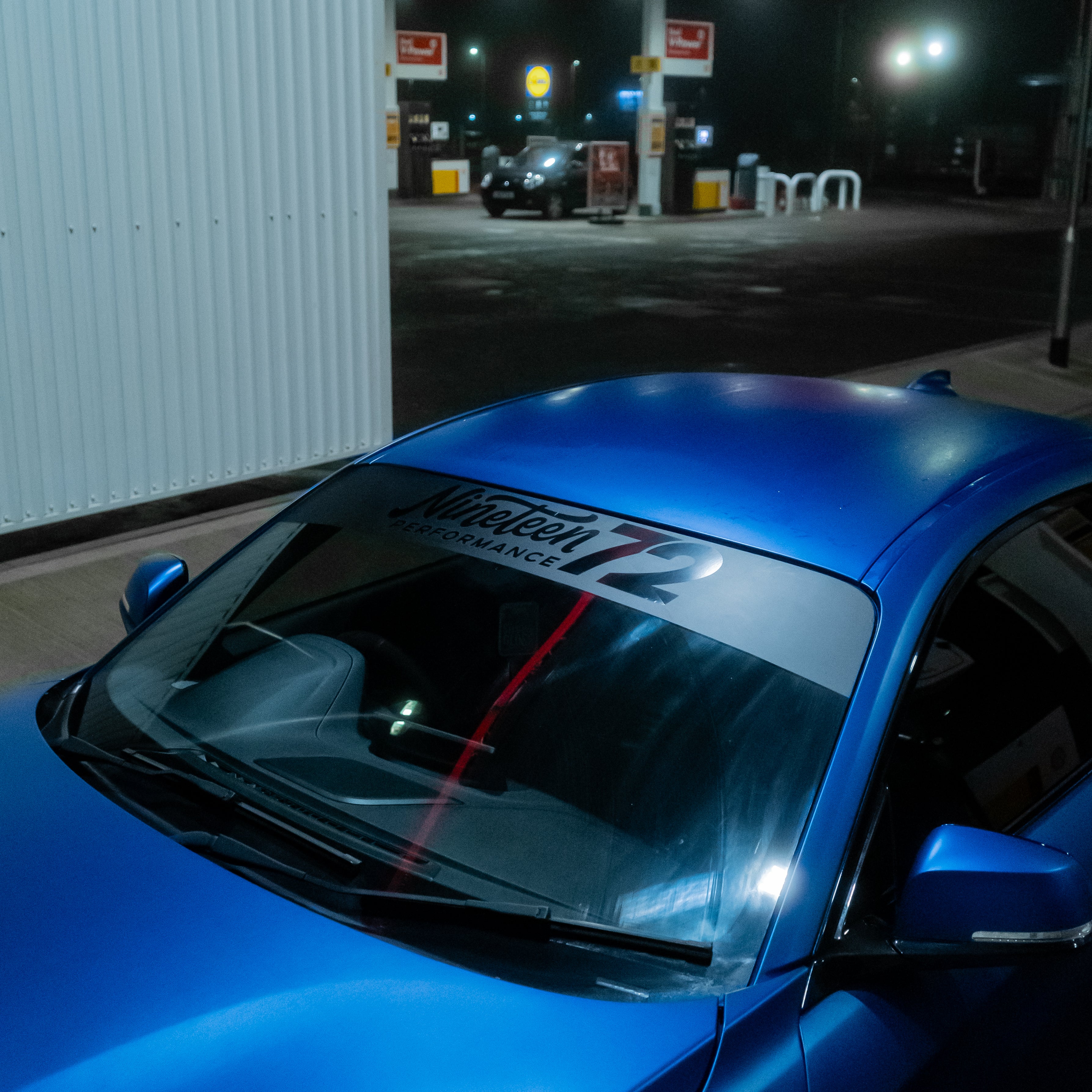 Nineteen72 Performance - Matte Sunstrip with Gloss Black Logo - Nineteen72 Performance