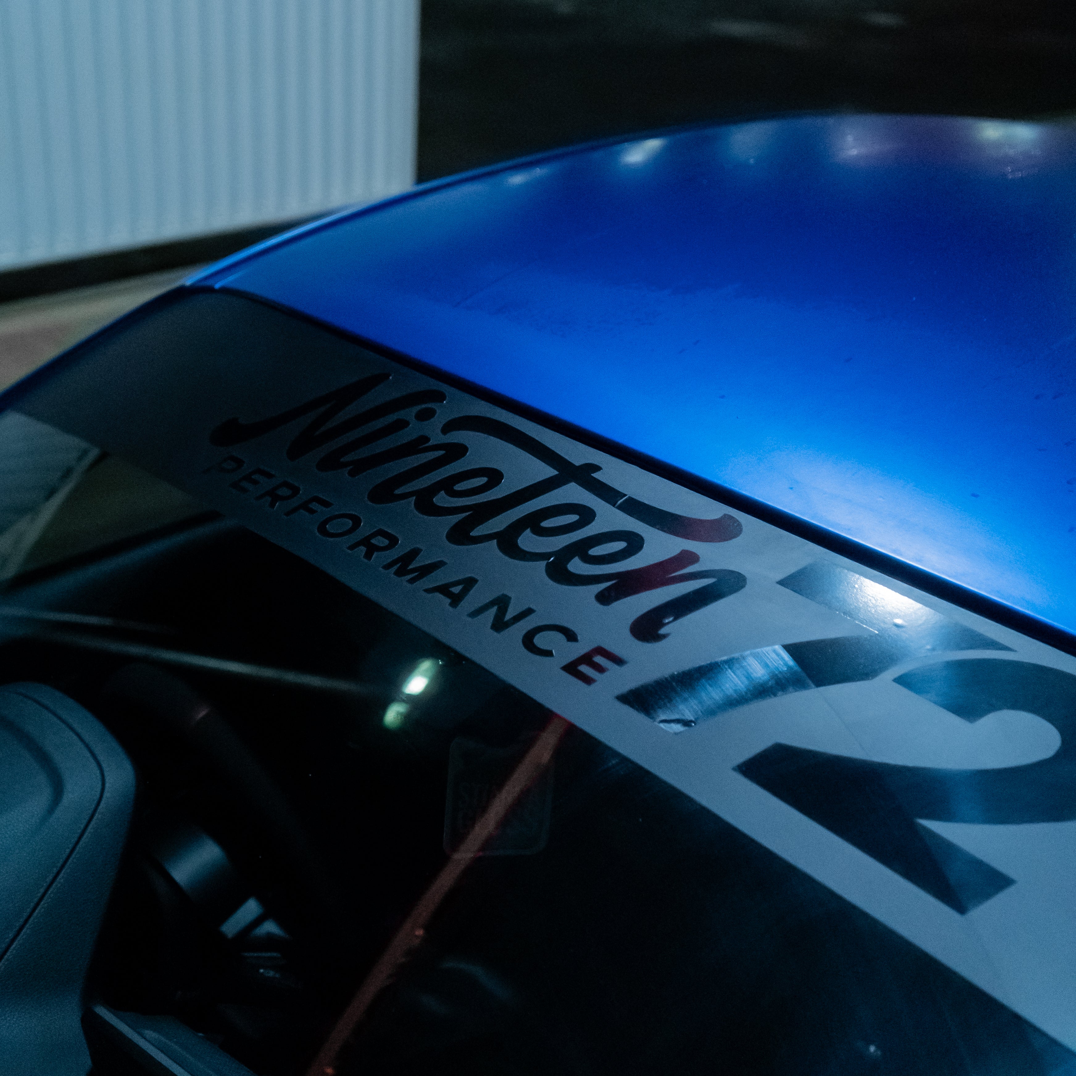 Nineteen72 Performance - Matte Sunstrip with Gloss Black Logo - Nineteen72 Performance