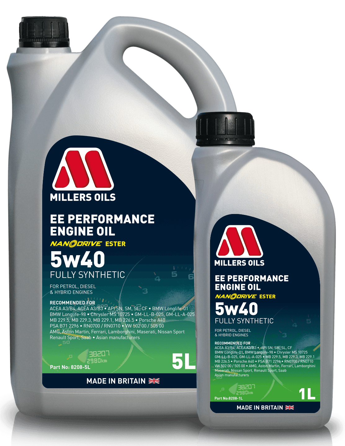 Millers EE Performance Engine Oil 5w40 product image