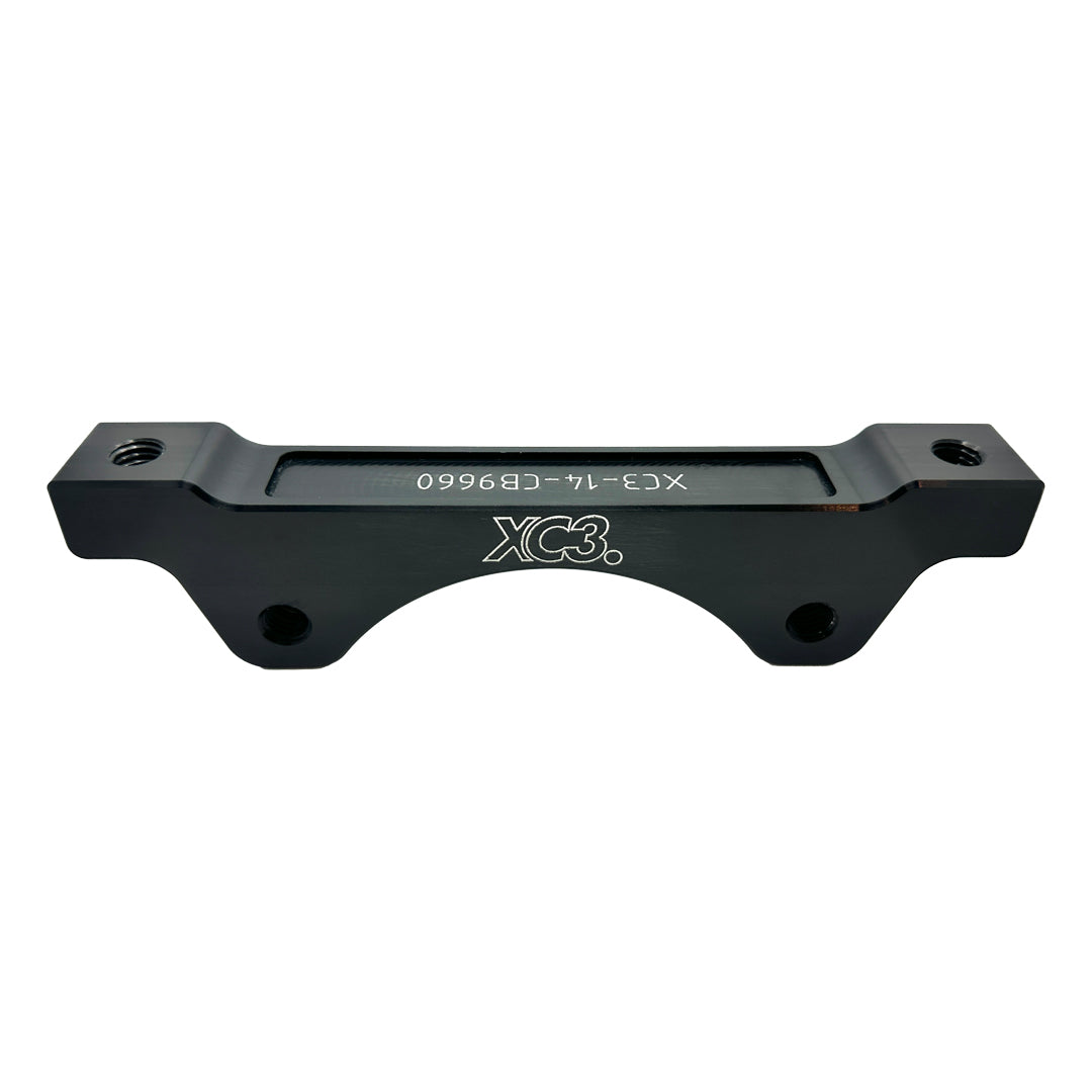 XC3 Engineering BMW M2 M3 M4 caliper carrier for AP Racing CP9660 brakes with BTCC rotor upgrade on F80, F82, F87 models.