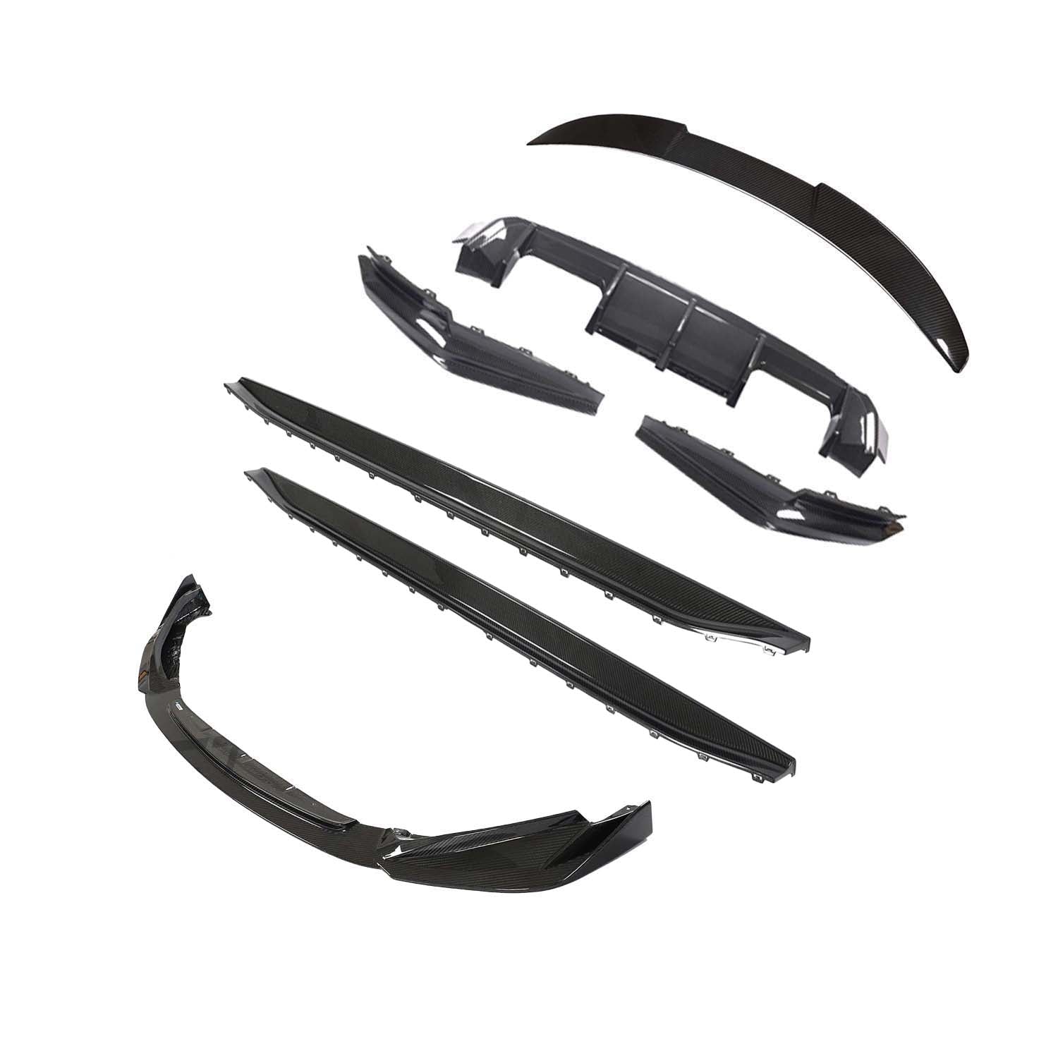 BMW G80 M3 full carbon fibre kit by CT Carbon, featuring lightweight, high-performance carbon fibre components for the G80 M3.