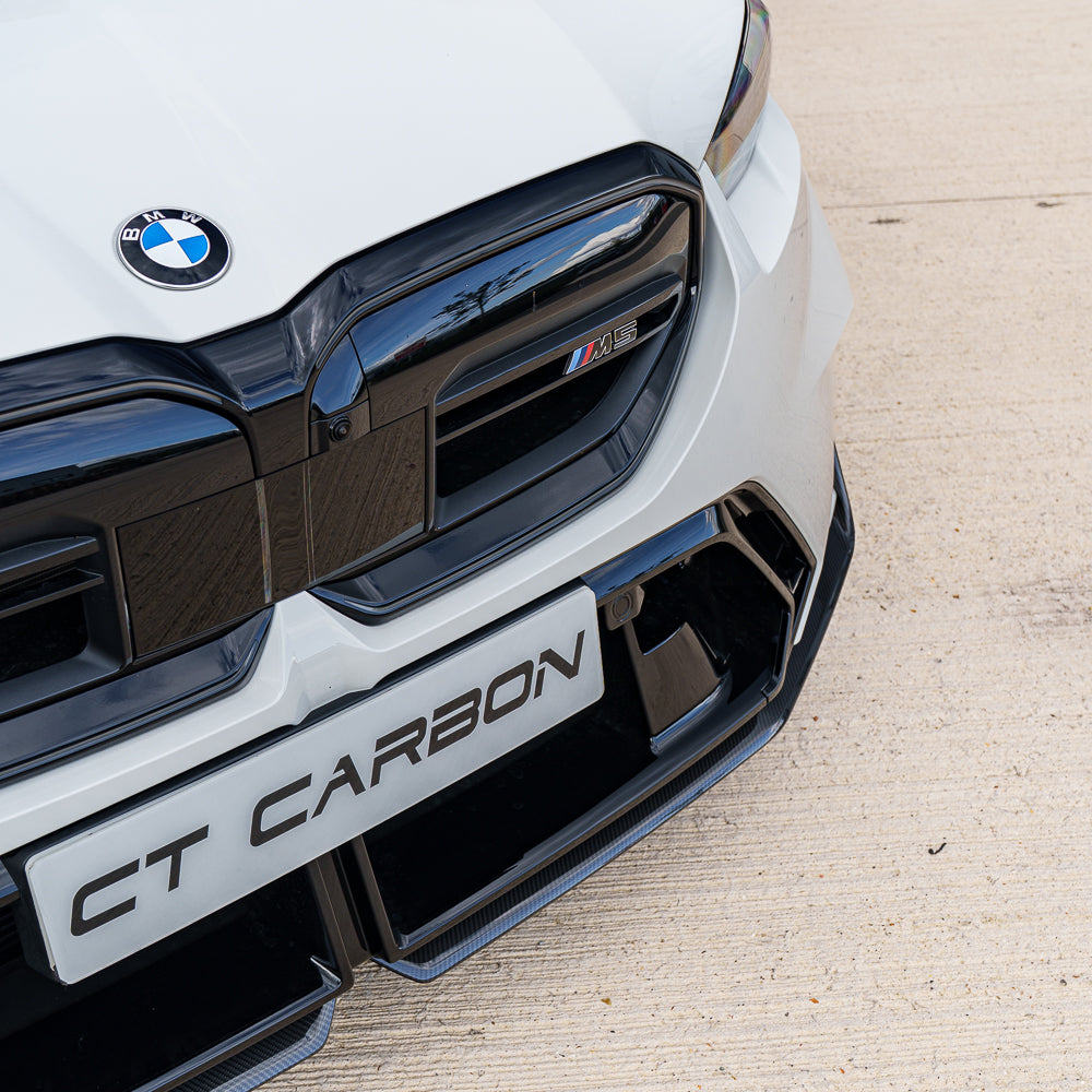 BMW G90 M5 2024 carbon fibre full kit by CT Carbon, featuring sleek body parts for enhanced style and performance.