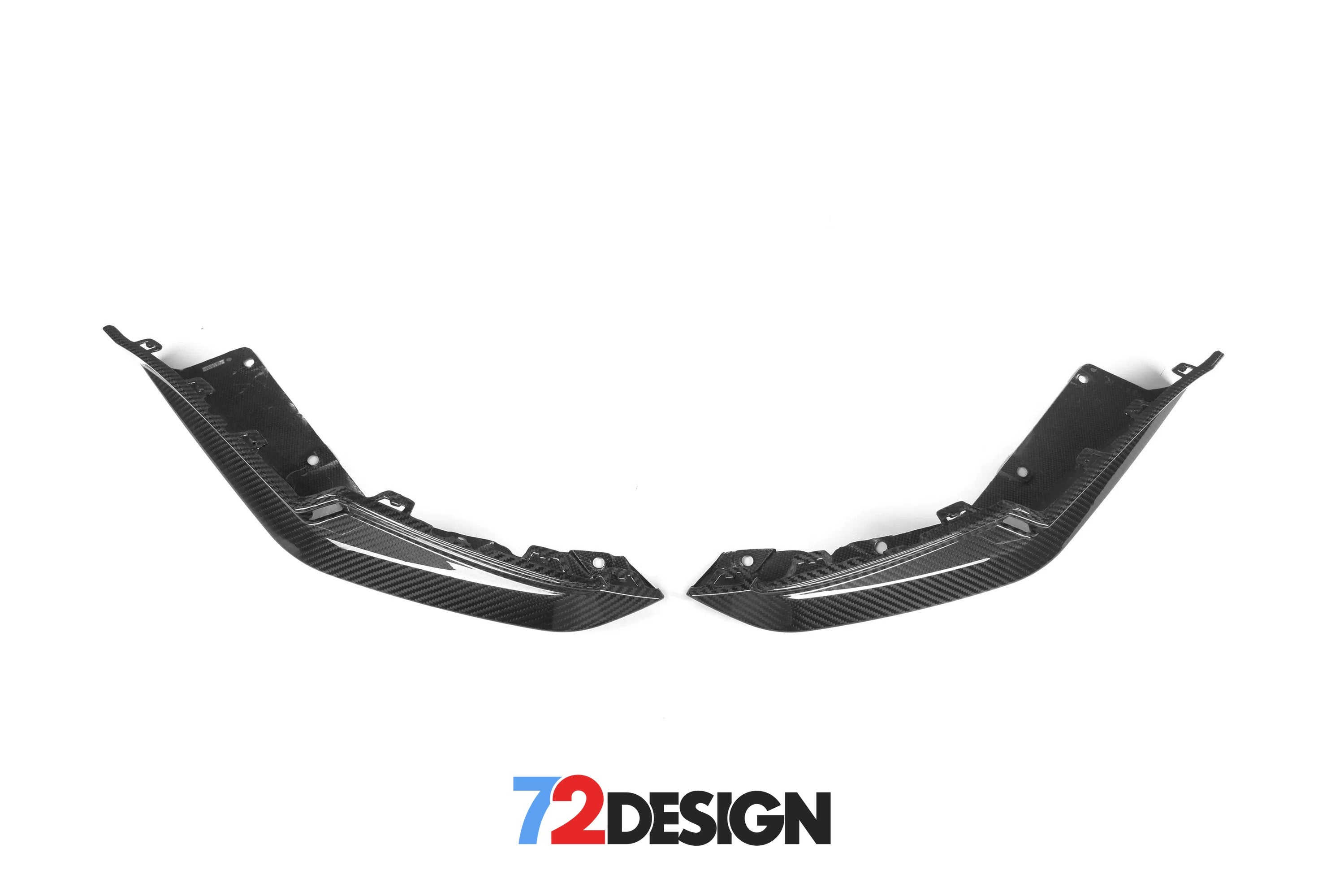 72Design BMW M3 (G80) Gloss Carbon Fibre (Pre-Preg) OEM Style Rear Side Spats - Nineteen72 Performance