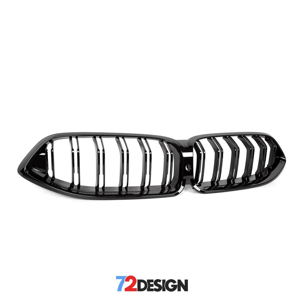 72Design - BMW 8 Series Gloss Black Double Slat Grill (G14/G15/G16) - Nineteen72 Performance
