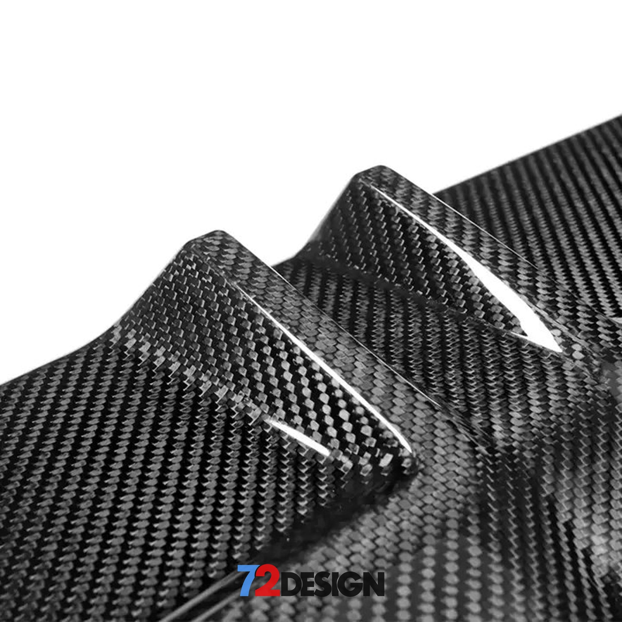 72Design BMW M240i (G42) Gloss Carbon Fibre (Pre-Preg) Rear Diffuser - Nineteen72 Performance