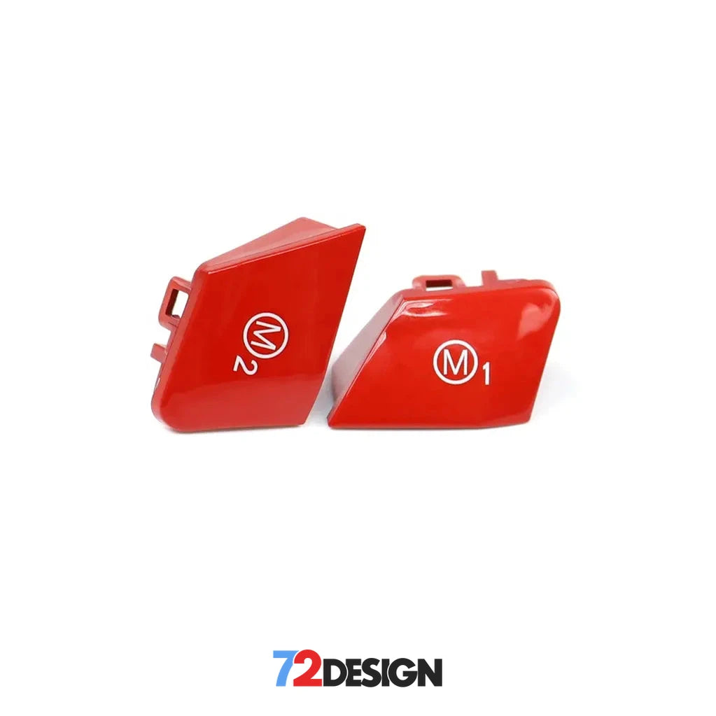 BMW M Steering Buttons Red