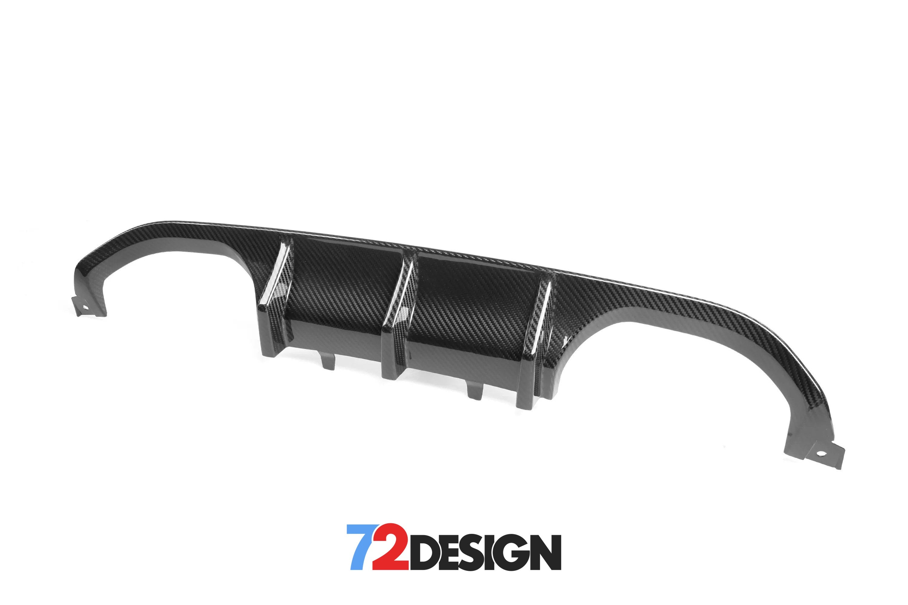 72Design BMW M3/M4 (F80/F82) Gloss Carbon Fibre (Pre-Preg) Performance Style Diffuser - Nineteen72 Performance