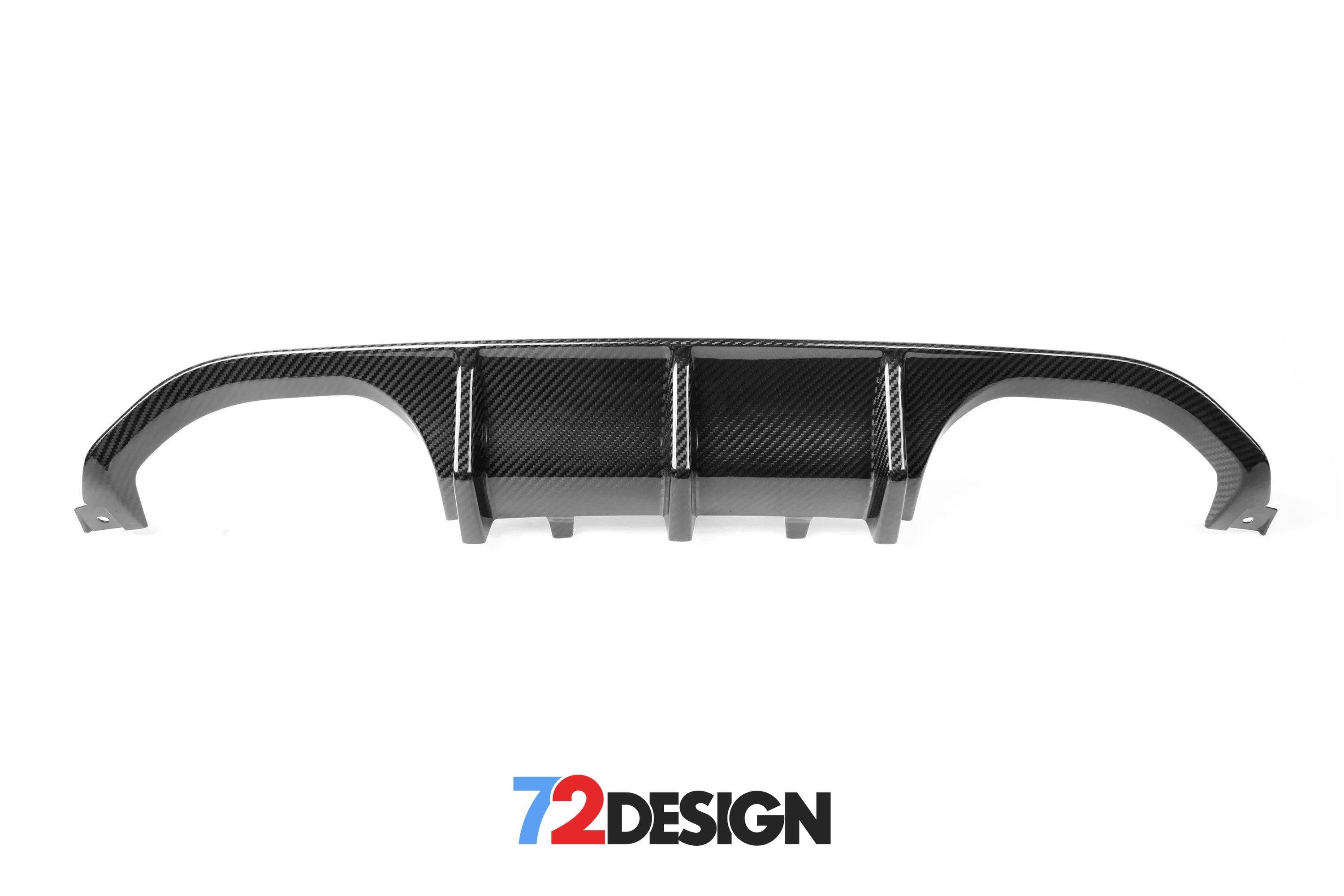 72Design BMW M3/M4 (F80/F82) Gloss Carbon Fibre (Pre-Preg) Performance Style Diffuser - Nineteen72 Performance