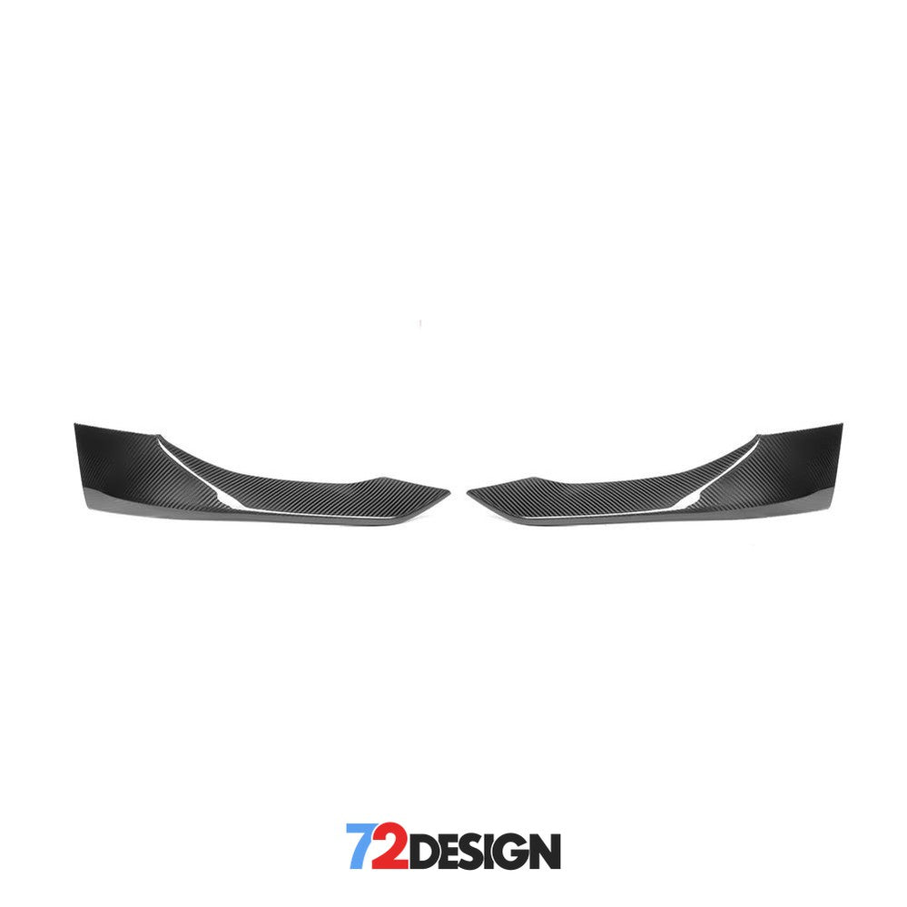 72Design BMW 8 Series (G14) Gloss Carbon Fibre (Pre-Preg) Performance Style Front Splitter - Nineteen72 Performance