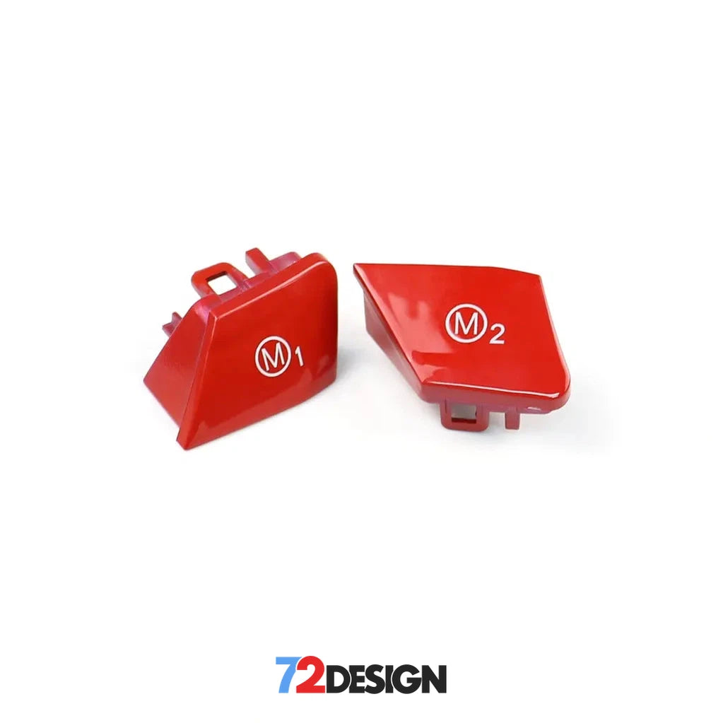 BMW M Steering Buttons Red