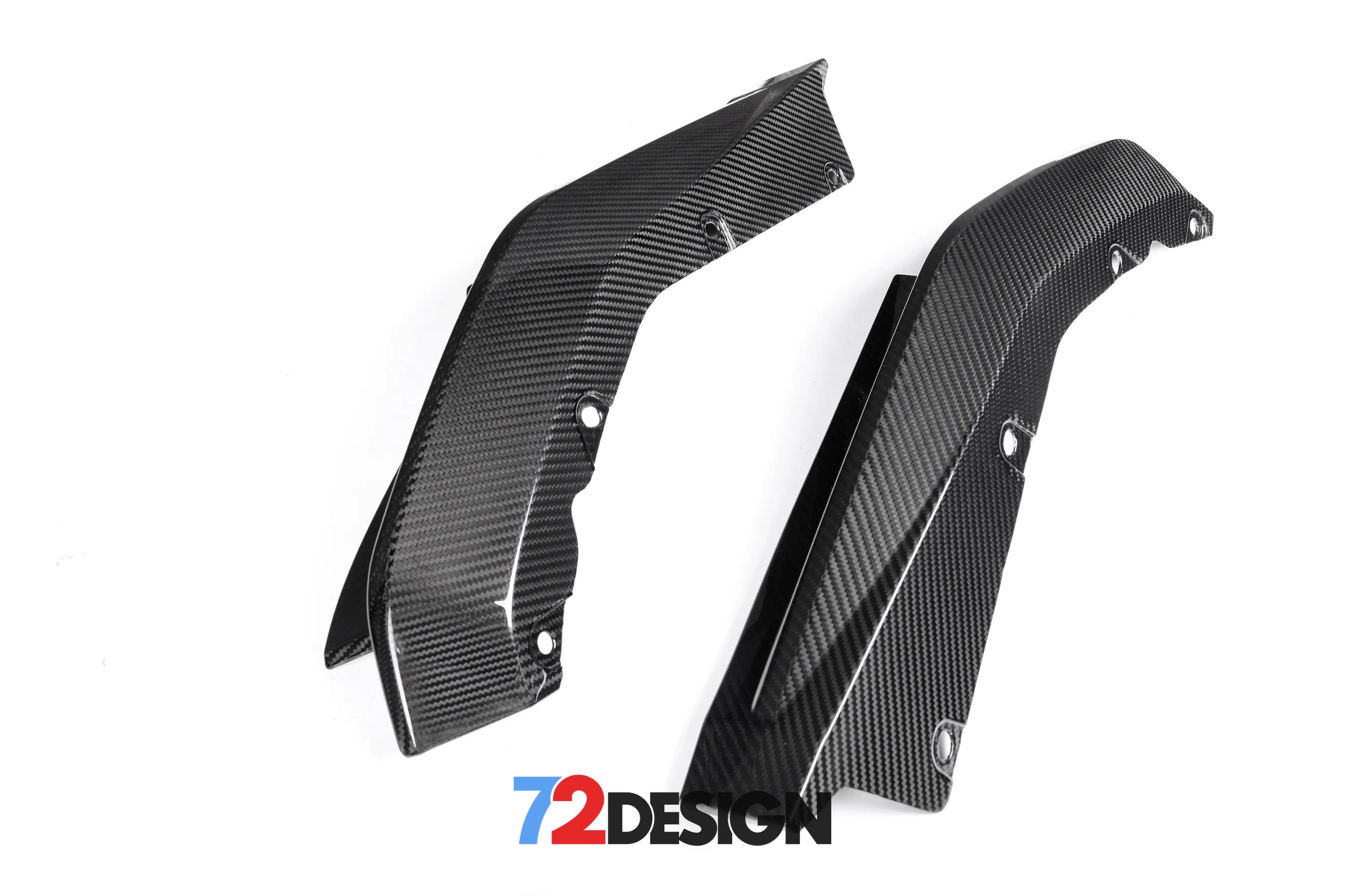 72Design BMW M3 (G80) Gloss Carbon Fibre (Pre-Preg) OEM Style Rear Side Spats - Nineteen72 Performance