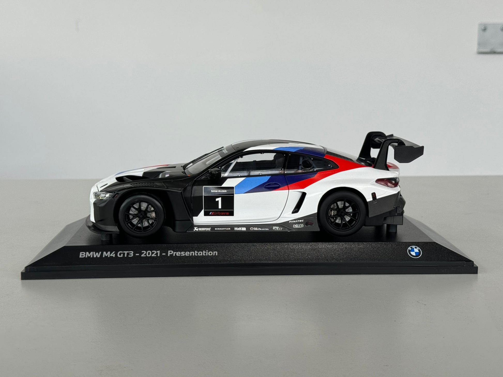 BMW Genuine Miniature Car Model M4 GT3 1:18 Scale 80435A5D002 - Nineteen72 Performance