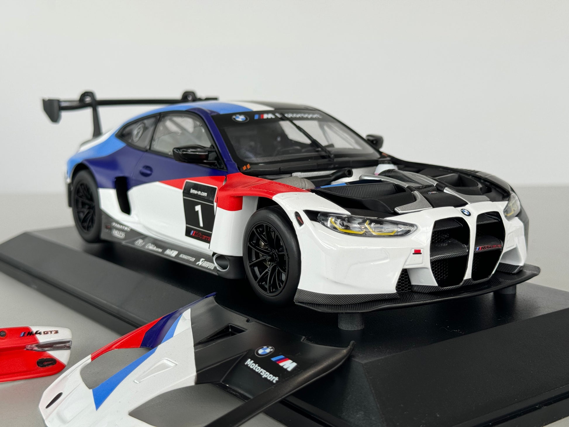 BMW Genuine Miniature Car Model M4 GT3 1:18 Scale 80435A5D002 - Nineteen72 Performance