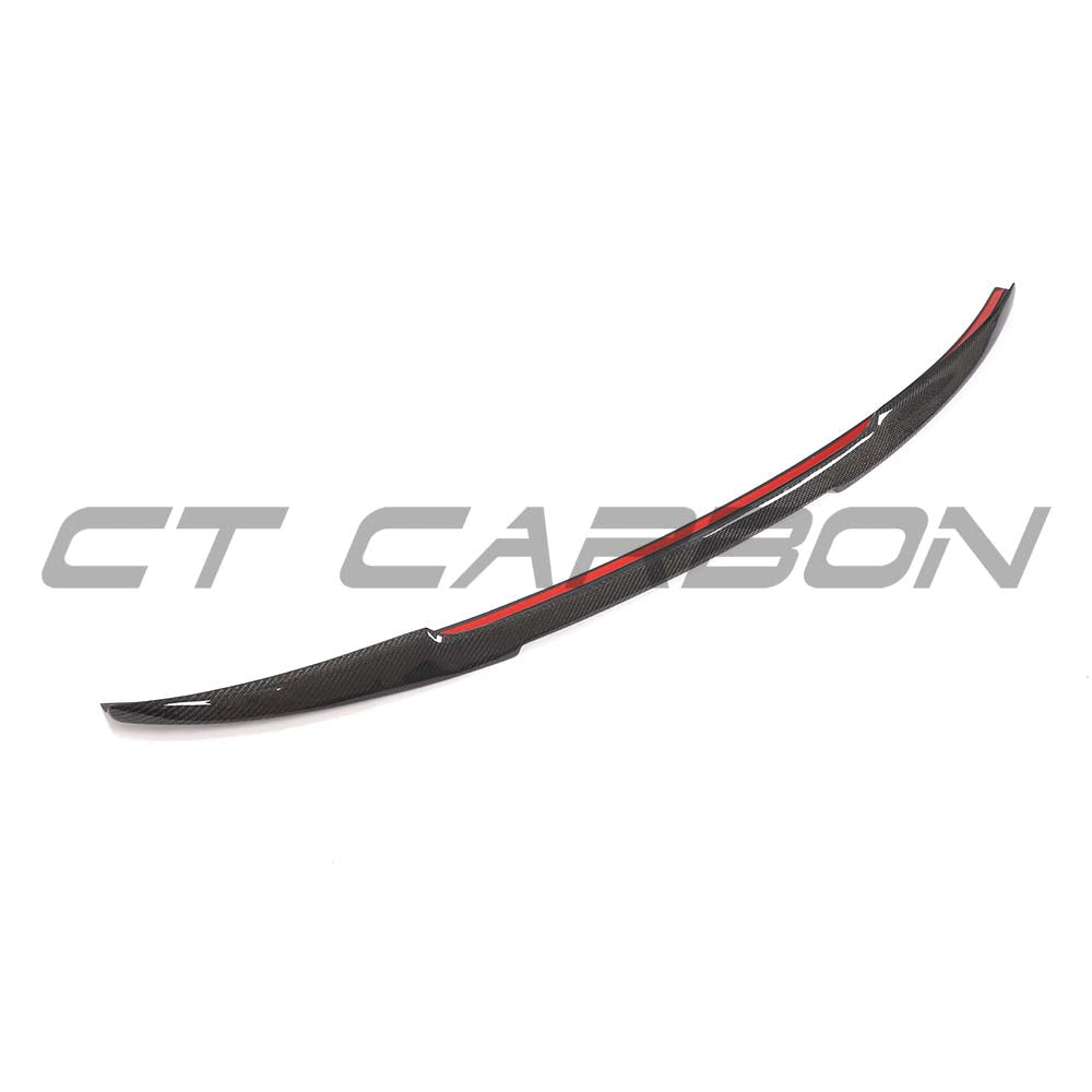 CT Carbon Audi RS3 8V saloon facelift full carbon fibre kit, showing detailed carbon fiber components on the car.
