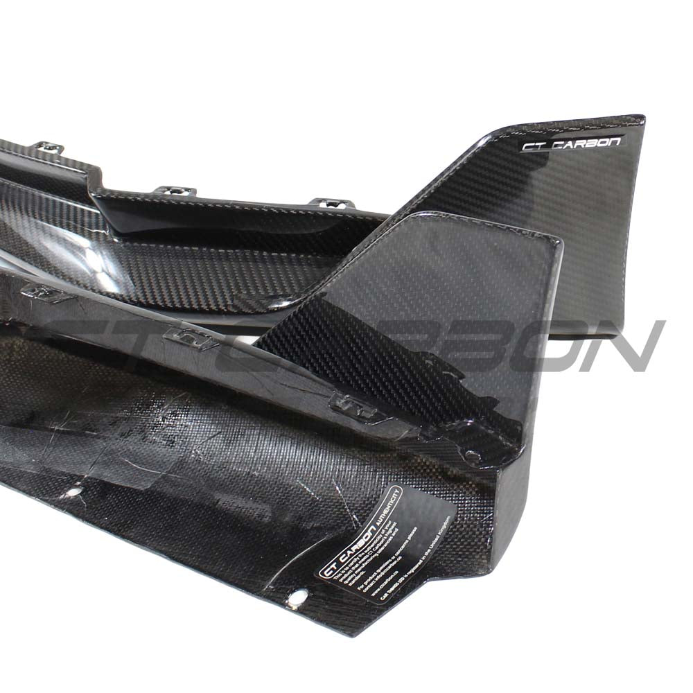 BMW M4 G82/G83 CARBON FIBRE REAR BUMPER CORNERS - V1