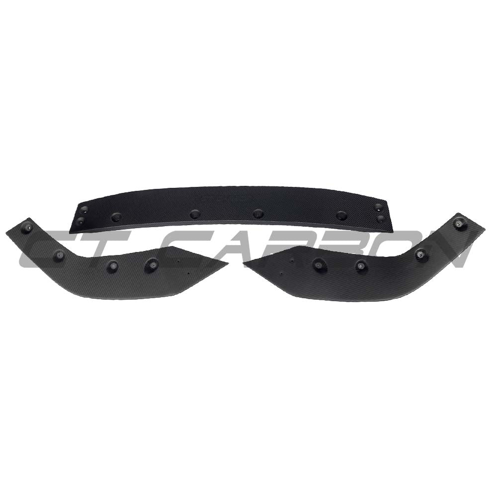 Audi RS6 C8 full matte carbon fibre kit by CT Carbon, featuring sleek carbon fibre panels and accents on the vehicle.