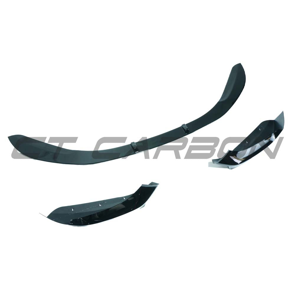 BMW F20 F21 1 Series LCI twin left gloss black kit by CT Carbon, showcasing sleek, high-quality automotive exterior accessories.