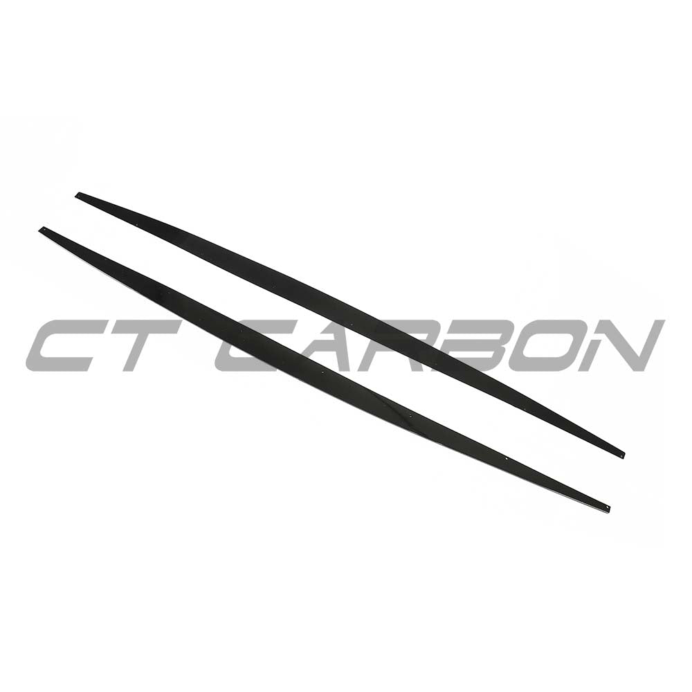 BMW F20/F21 1 Series LCI twin left gloss black kit by CT Carbon, featuring sleek, high-quality car accessories.