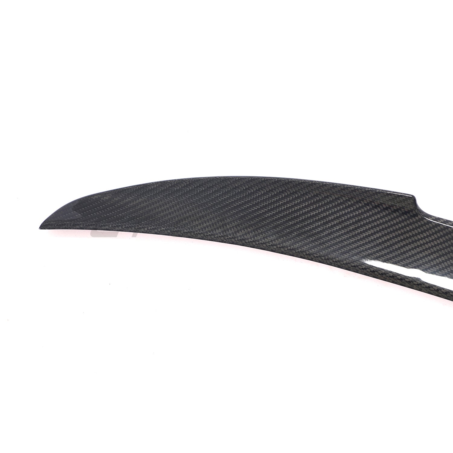 BMW 8 Series M8 G16/F93 2019-2025 CT Carbon fiber spoiler mounted on the car for aerodynamic enhancement.