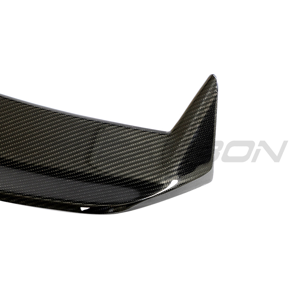 BMW G81 M3 Touring 2022+ CT Carbon full carbon fiber kit installed on the car, showcasing sleek, lightweight carbon fiber components.