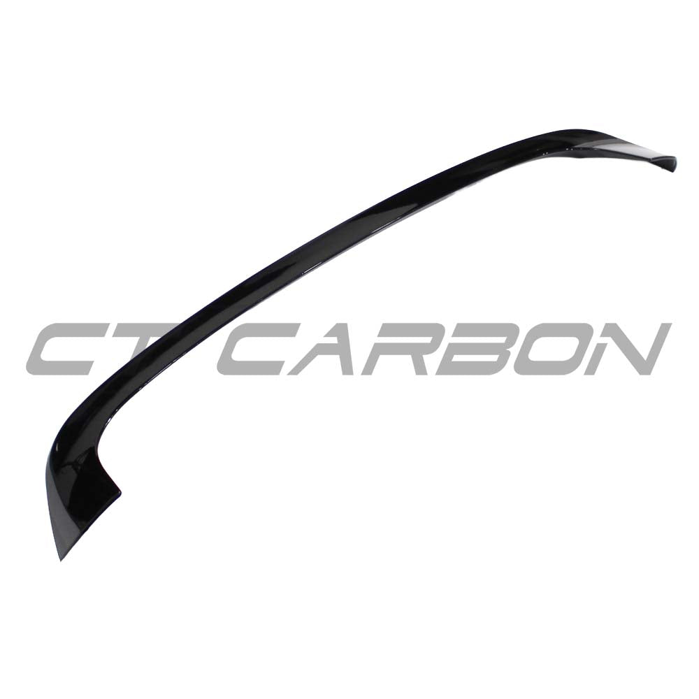 BMW F20/F21 1 Series LCI twin left gloss black kit by CT Carbon, showing sleek, glossy black car exterior accessory details.