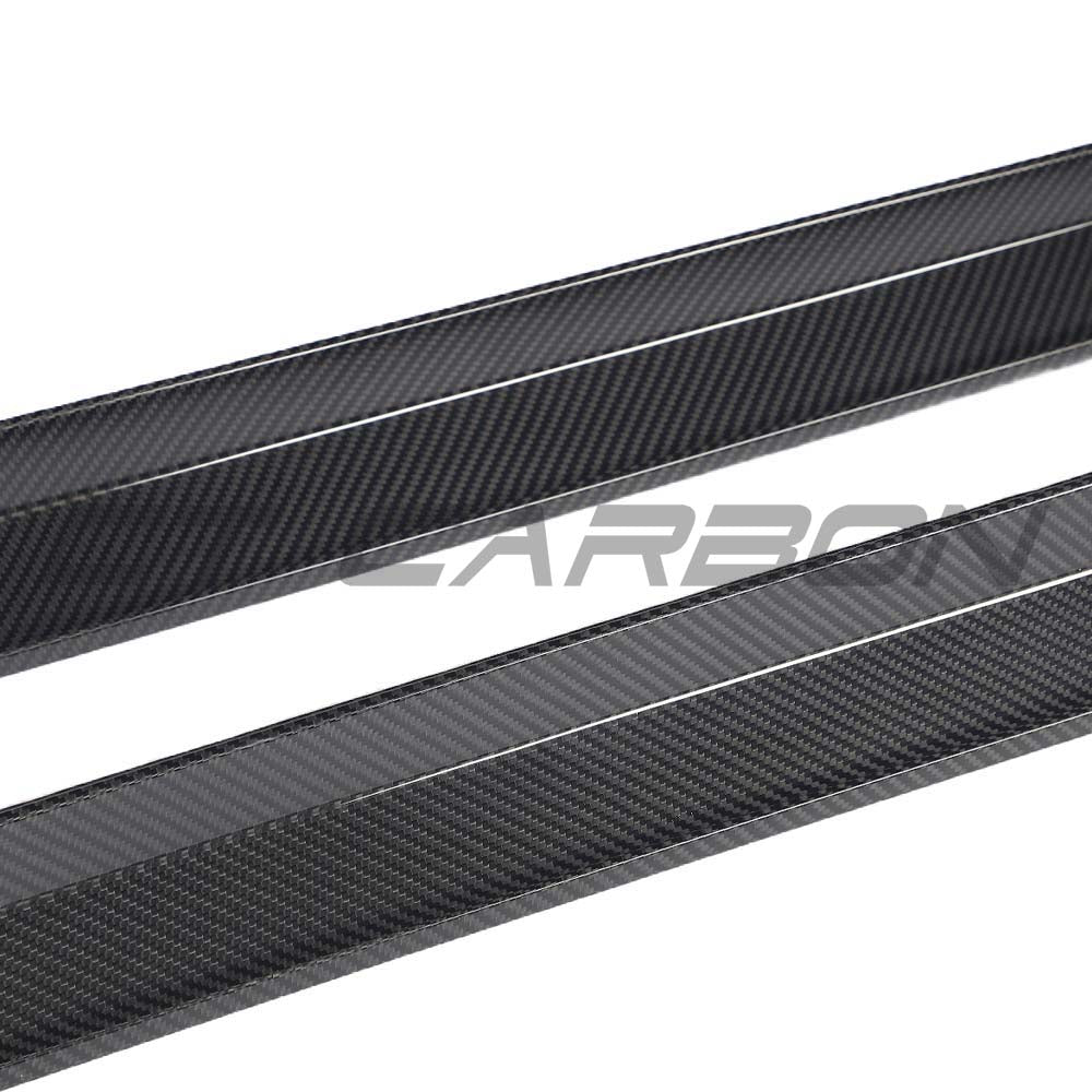 Audi RS6 C8 full carbon fibre kit by CT Carbon, showcasing sleek carbon fibre exterior components on the car.