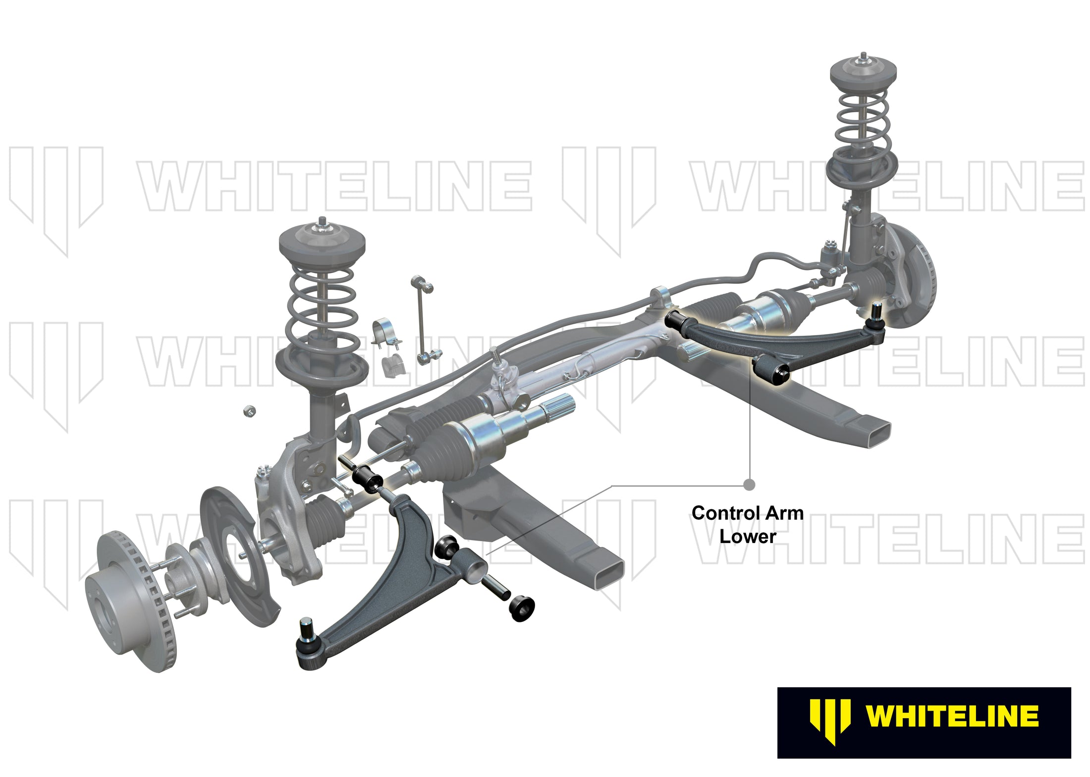 Whiteline - Anti-Lift Alloy Wishbone Control Arm Audi A3 S3 Seat Skoda VW Golf & Jetta 2003-2013 - Nineteen72 Performance