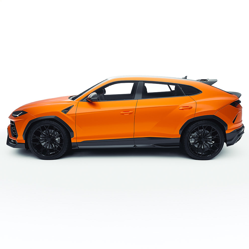 Lamborghini Urus full carbon fiber kit by CT Design V2, showcasing lightweight, high-quality carbon fiber components on the vehicle.